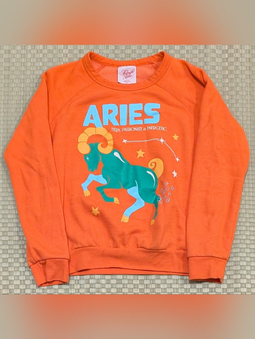 Midnight Rider by Anthropologie Carolita Zodiac Sweatshirt Aired Women's Size S